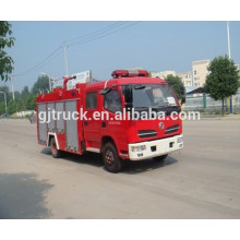 4 * 2 lecteur double cabine Dongfeng réservoir d&#39;eau camion de pompiers / Dongfeng eau mousse camion de pompiers / Dongfeng camion de pompiers pour 1-6 mètres cubes